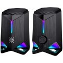 Computer speakers Defender speakers GRAVITY, 2.0, 6W, black, volume control, illumination, 80Hz~20kHz Computer speakers Defender speakers GRAVITY, 2.0, 6W, black, volume control, illumination, 80Hz~20kHz