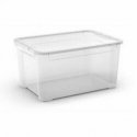 Box with lid T Box L 47L 39x55,5x28,5cm transparent Box with lid T Box L 47L 39x55,5x28,5cm transparent