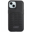 Case Audi Synthetic Leather MagSafe iPhone 15 Plus / 14 Plus 6.7" black/black hardcase AU-TPUPCMIP15M-GT/D3-BK Case Audi Synthetic Leather MagSafe iPhone 15 Plus / 14 Plus 6.7" black/black hardcase AU-TPUPCMIP15M-GT/D3-BK