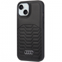 Case Audi Synthetic Leather MagSafe iPhone 15 Plus / 14 Plus 6.7" black/black hardcase AU-TPUPCMIP15M-GT/D3-BK Case Audi Synthetic Leather MagSafe iPhone 15 Plus / 14 Plus 6.7" black/black hardcase AU-TPUPCMIP15M-GT/D3-BK
