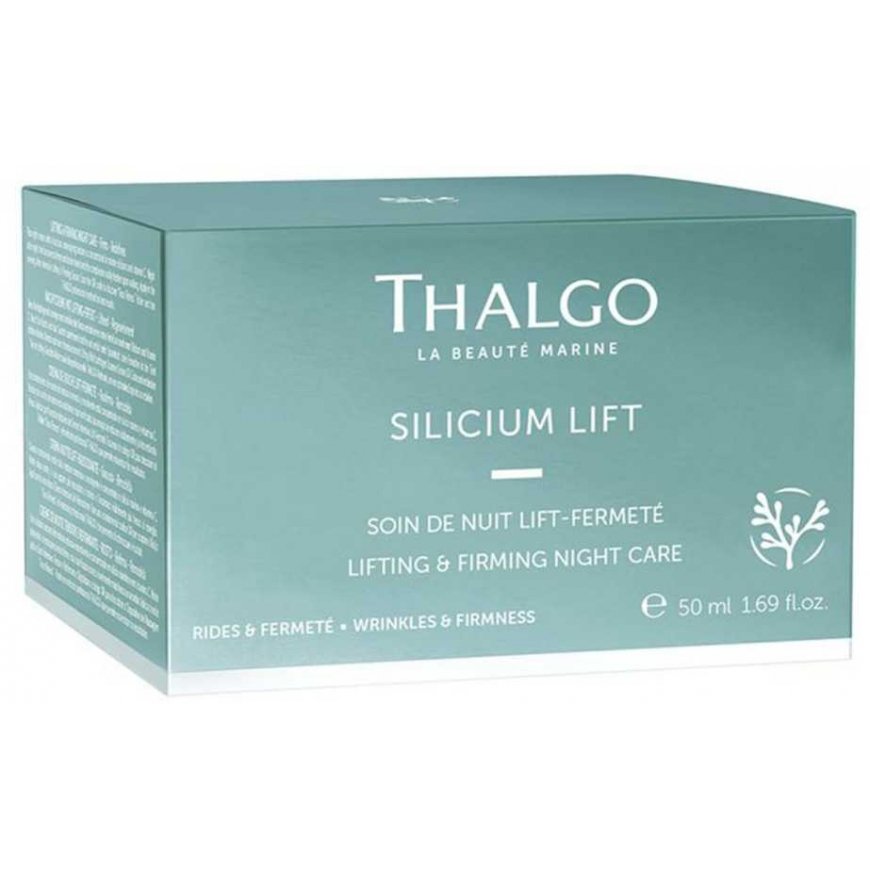 "Thalgo Silicium Lift" pakeliamasis ir stangrinamasis kremas "Rechargeable Night Kreminis" 50ml – 2