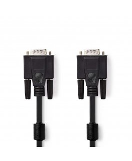 Nedis CCGP59000BK300 VGA kabelis Melns