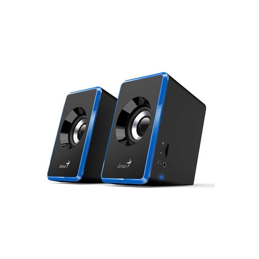Kompiuterio kolonėlės Genius głośniki SP-U125, 2.0, 3W, mėlyna, garsumo valdymas, 3,5 mm jack (USB), 150Hz-20kHz – 2
