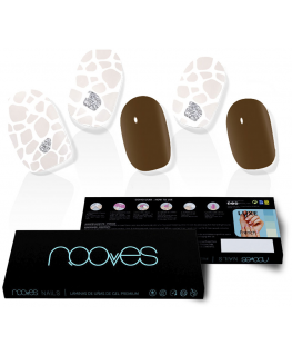 Nooves Suzanne Suzanne Premium Glam Glitter Gel klijuojami nagai 20 vnt