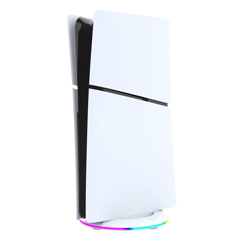 iPega P5S025S Vertical Stand with RGB for PS5 Slim White