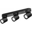 Hanging lamp Orno MALTA SP 3, wall and ceiling mounting, GU10 max. 3x12W, IP20, black