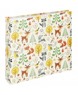 Hama Forest foto albums & papīra aizsardzības pārklājums Balts 100 lapas 10 x 15 cm