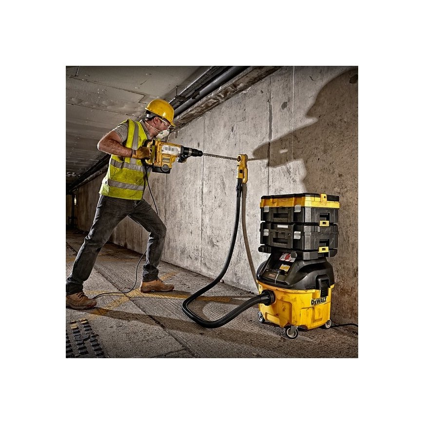 DeWALT DWV901LT-QS putekļu atdalītājs Melns, Dzeltens 30 L 1400 W – 2