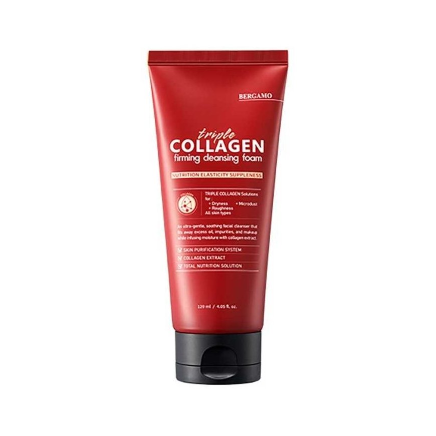 Bergamo Triple Collagen Firming Cleansing Foam cleansing foam 120ml