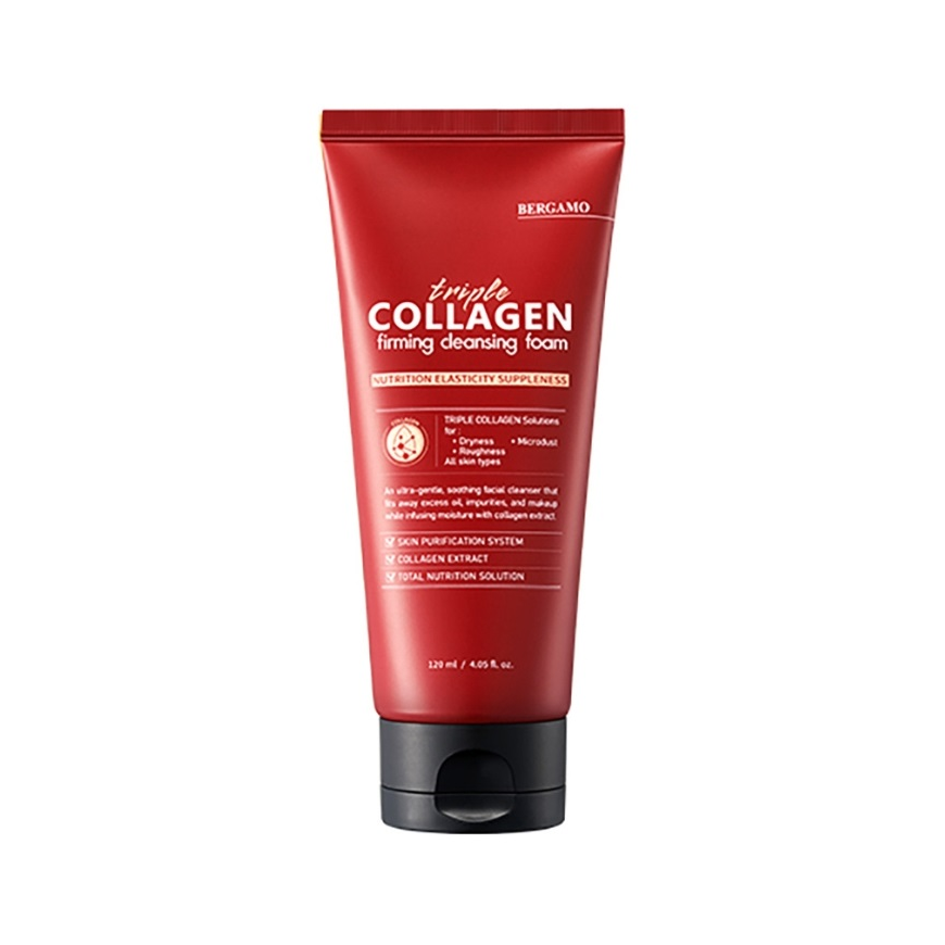 Bergamo Triple Collagen Firming Cleansing Foam cleansing foam 120ml – 2