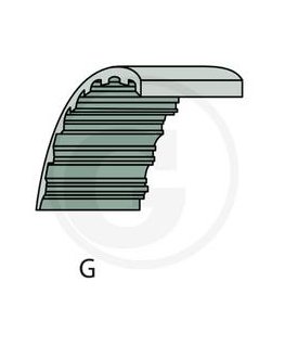 Cutting deck belt toothed Stiga 1134919802