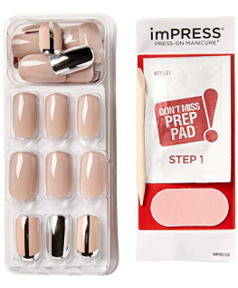 Kiss My Face imPRESS Cloudy Nails - Self-adhesive nails ( 30 pcs )