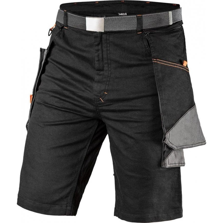 Neo HD slim work shorts, belt