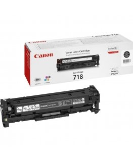 Canon CRG-718 Bk tonerio kasetė 1 vnt Originalus Juoda