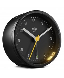 Braun BC12 Кварцевый будильник Черный