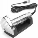 Elektrinis giroskopinis kebabo peilis su galąstuvu ir stovu 230 V 80 W - Hendi 267264 Elektrinis giroskopinis kebabo peilis su galąstuvu ir stovu 230 V 80 W - Hendi 267264