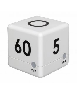 TFA-Dostmann CUBE-TIMER Digitaalne köögitaimer Must, Valge