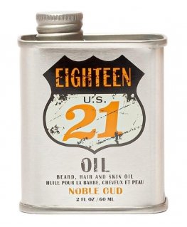 18.21 Man Made Oil Noble Oud aliejus barzdai, plaukams ir odai, 60 ml