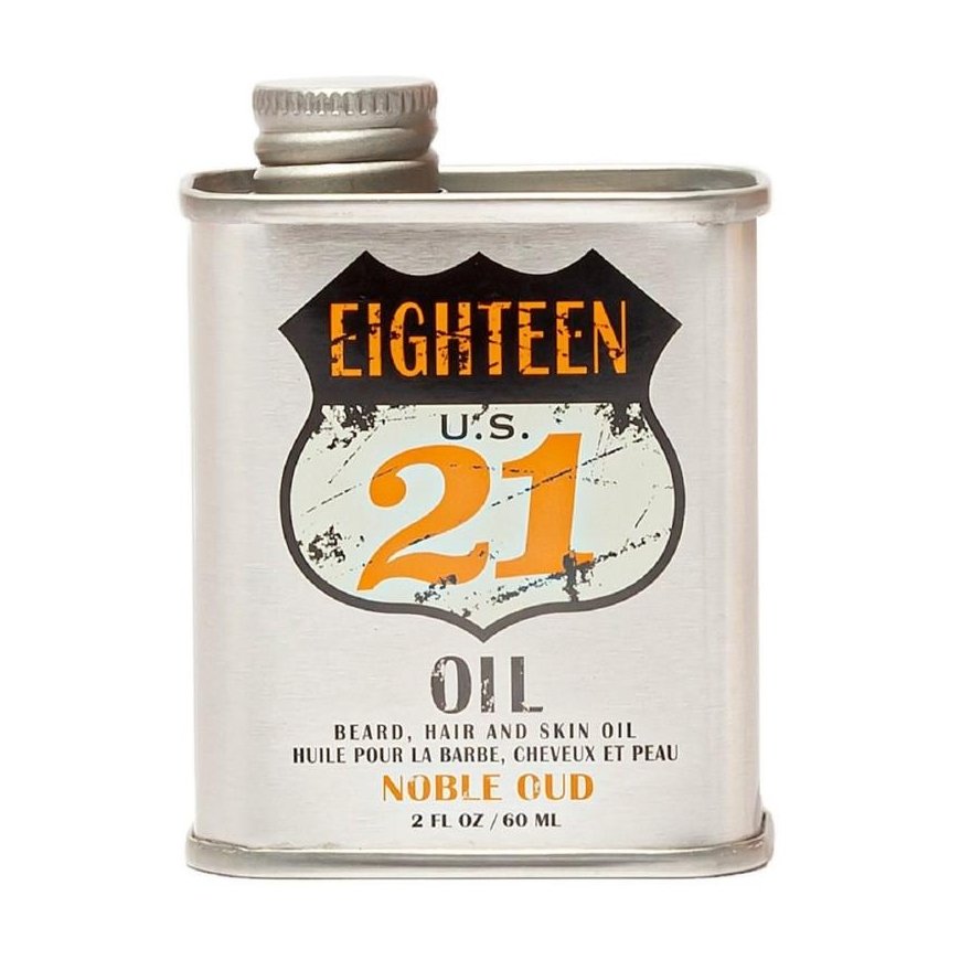 18.21 Man Made Oil Noble Oud oil for beard, hair and skin, 60 ml