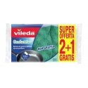 Vileda 139181 sponge Rectangular Microfibre Green 3 pc(s) Vileda 139181 sponge Rectangular Microfibre Green 3 pc(s)