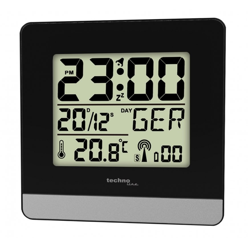 Technoline WT260 Skaitmeninis žadintuvas Juoda, Sidabras