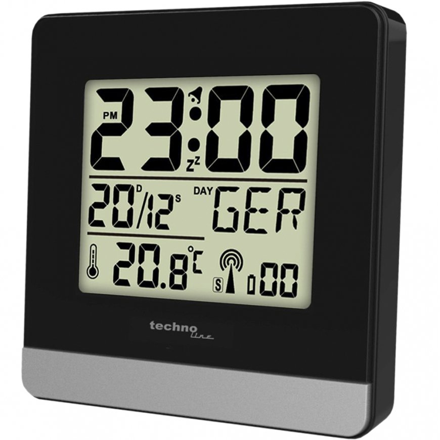 Technoline WT260 Skaitmeninis žadintuvas Juoda, Sidabras – 2