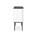 Brabantia 313523 atkritumu tvertne 33 L Taisnleņķa Nerūsējošs tērauds Melns, Balts