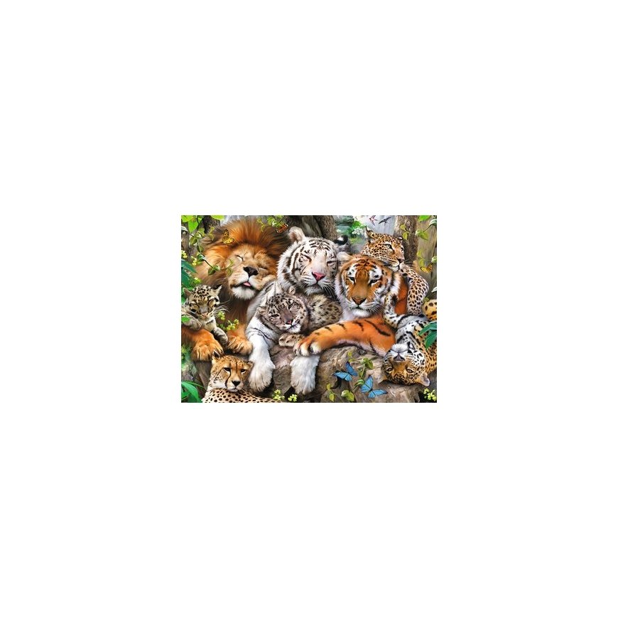 Ravensburger Big Cat Nap Kuviopalapeli 200 kpl Eläimet – 2