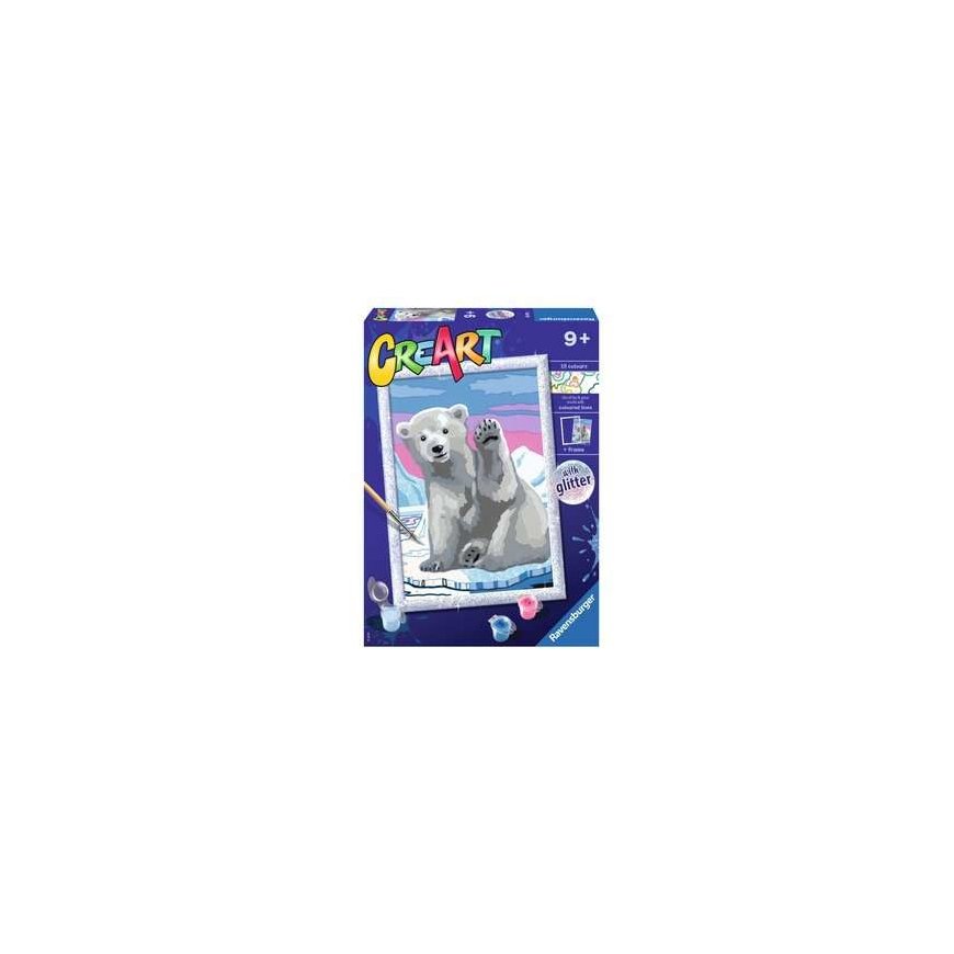 Ravensburger CreArt Pawesome Polar Bear Ciparbildes