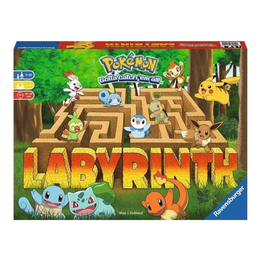 Ravensburger Gra labirinto pokemonas