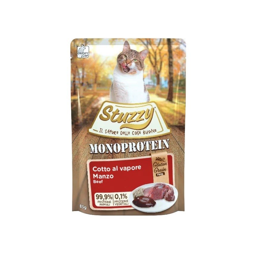 STUZZY Monoprotein Beef - mitrā kaķu barība - 85 g