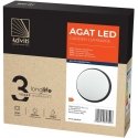 Wall lamp Orno AGAT LED 15W, garden lamp, 1100lm, IP54, 4000K, black Wall lamp Orno AGAT LED 15W, garden lamp, 1100lm, IP54, 4000K, black