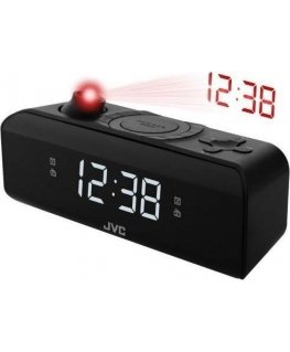 Radio alarm clock JVC RA-E211B black