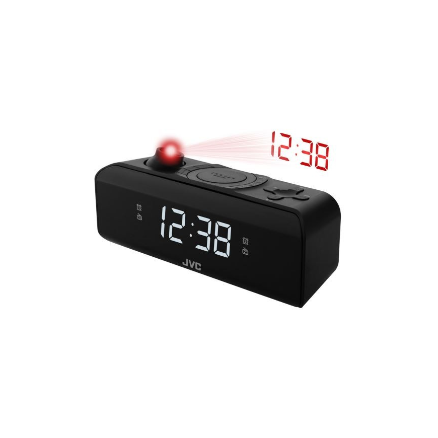 Radio alarm clock JVC RA-E211B black – 2