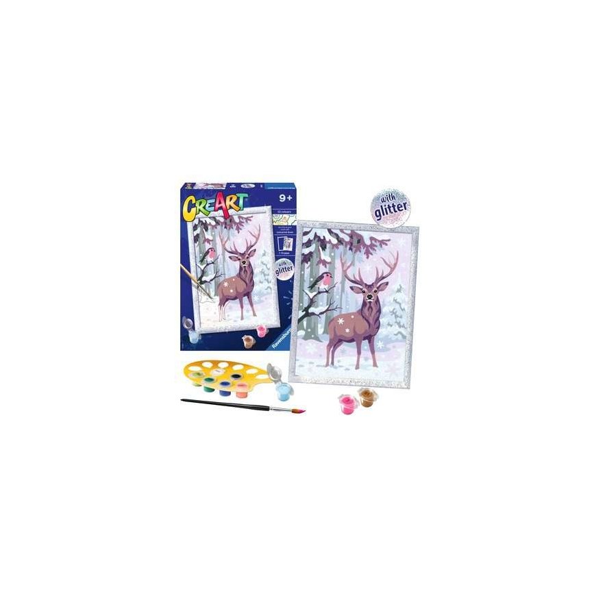 Ravensburger CreArt Festive Friends Värvimine numbrite järgi, komplekt – 3