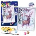 Ravensburger CreArt Festive Friends Ciparbildes krāsošanas komplekts Ravensburger CreArt Festive Friends Ciparbildes krāsošanas komplekts