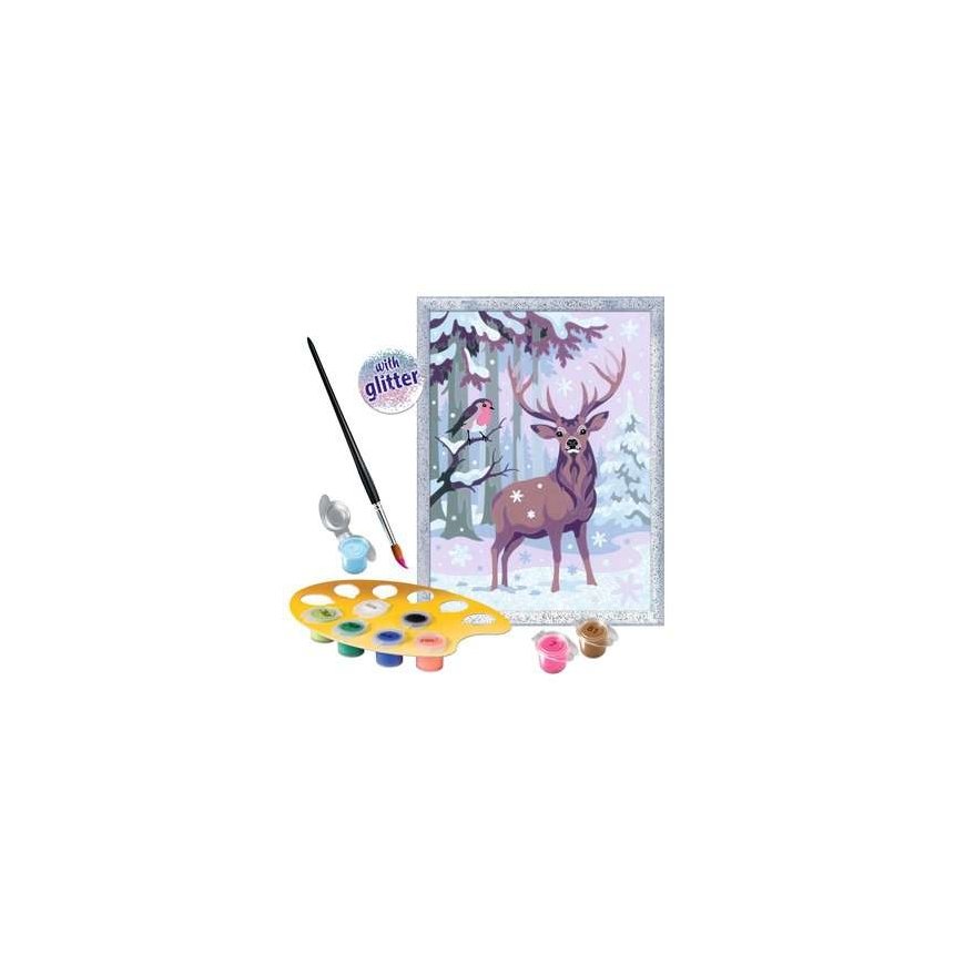 Ravensburger CreArt Festive Friends Spalvinimo pagal numerius rinkinys – 4