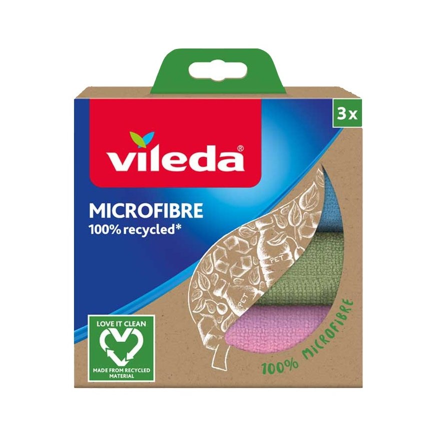 Vileda 4023103228634 tīrīšanas lupatiņa Mikrošķiedra Daudzkrāsains