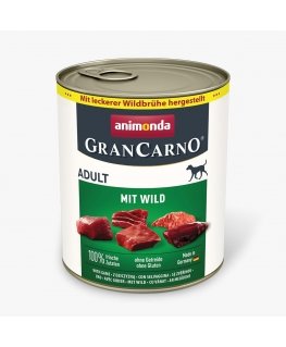 ANIMONDA GranCarno Adult Game - mitrā suņu barība - 800g