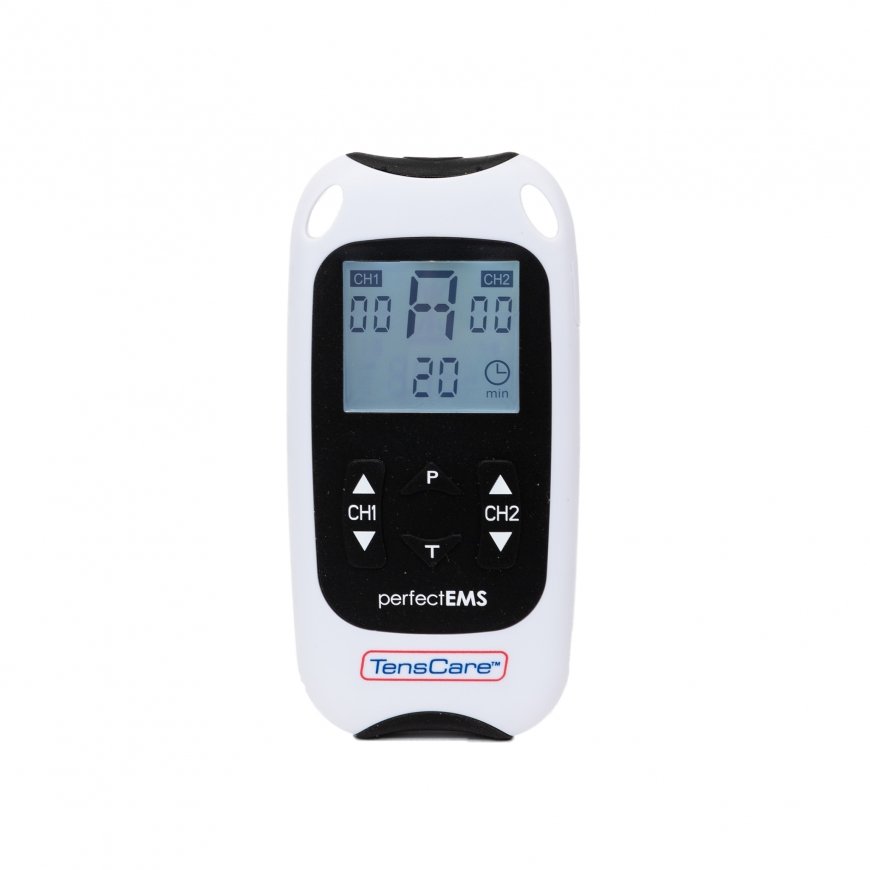 TensCare Perfect EMS электрический стимулятор мышц Клейкая пластина Черный, Белый