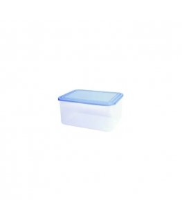Food container rectangle 0,4L transparent|blue