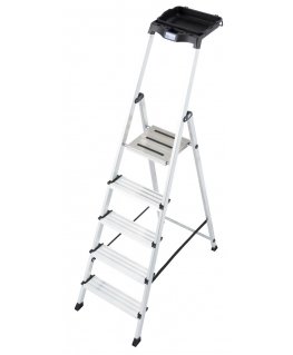Krause 126535 ladder Sectional ladder Aluminium, Black