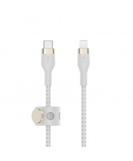 Belkin CAA011BT3MWH „Lightning“ kabelis 3 m Balta