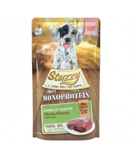 STUZZY Monoprotein Puppy Veal - mitrā suņu barība - 150 g