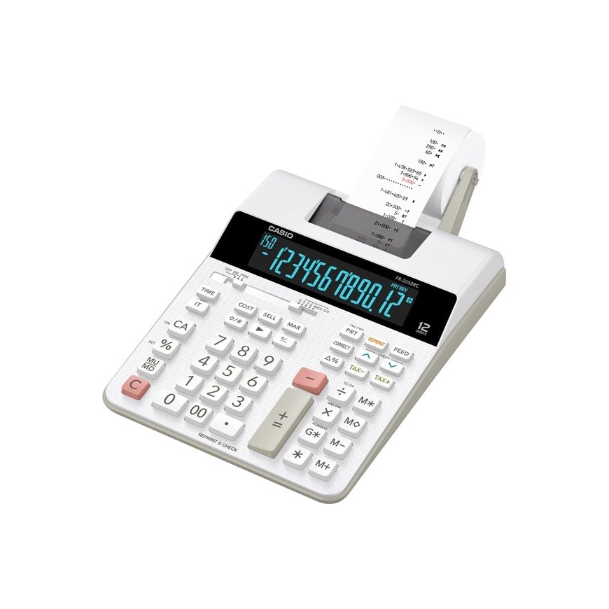 Casio FR-2650RC kalkulators Desktops Drukāšanas kalkulators