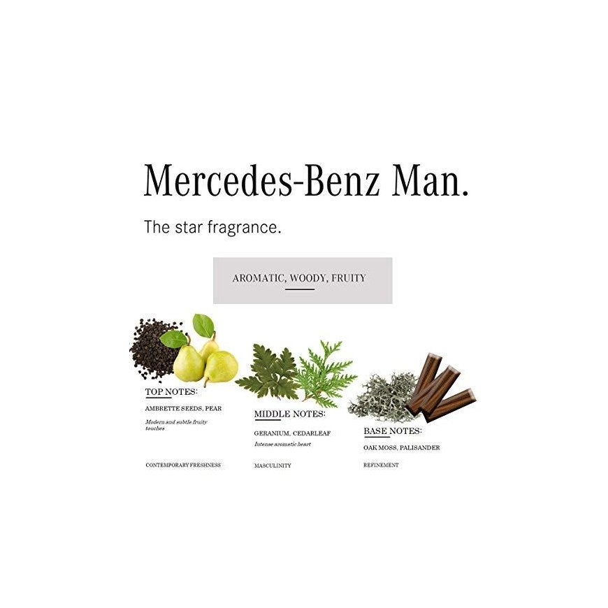 Mercedes-Benz Man EDT tualetinis vanduo vyrams, 50 ml – 3