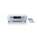 Lenco KCR-100 Kell Digitaalne Valge