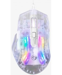 Marvo M413 Transparent Wired RGB Mouse | 7200 DPI