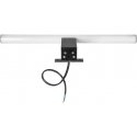 Wall lamp Orno PEEGEL LED 6W, mirror lamp, 540lm, 4000K, length 40 cm, plastic+acrylic, black Wall lamp Orno PEEGEL LED 6W, mirror lamp, 540lm, 4000K, length 40 cm, plastic+acrylic, black
