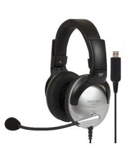 Koss SB45 USB Гарнитура Проводная Оголовье Офис/колл-центр Черный, Серебристый